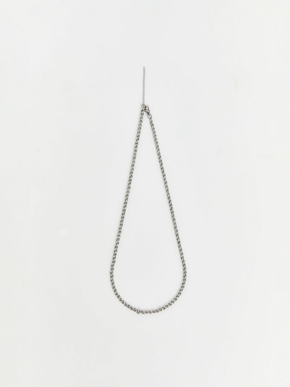 Gri Erkek Zincir Kolye-2