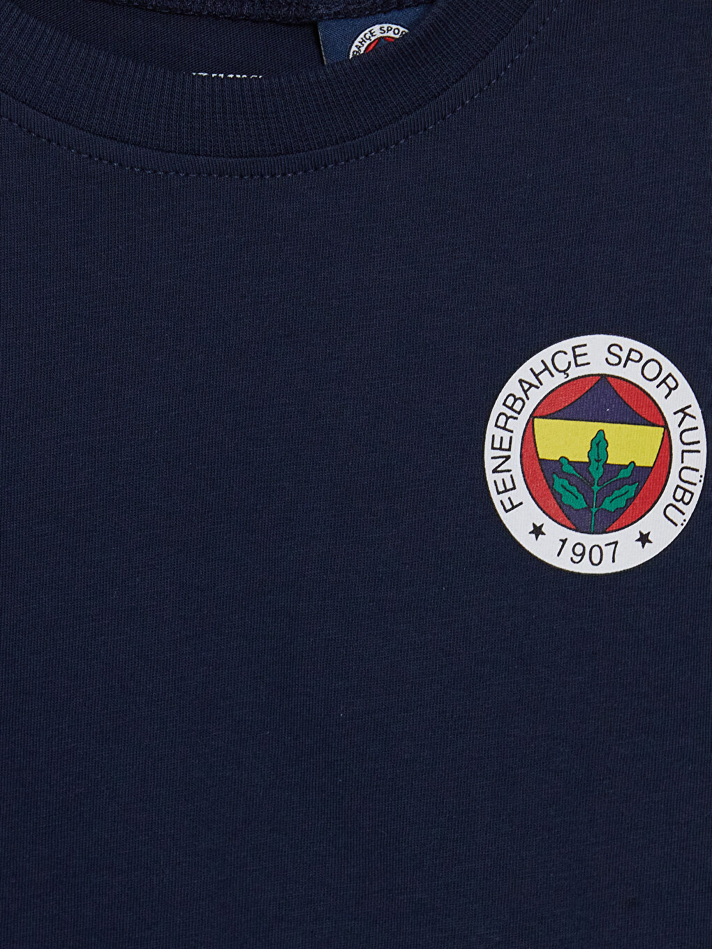 Lacivert Fenerbahçe Baskılı Erkek Çocuk Tişört-2