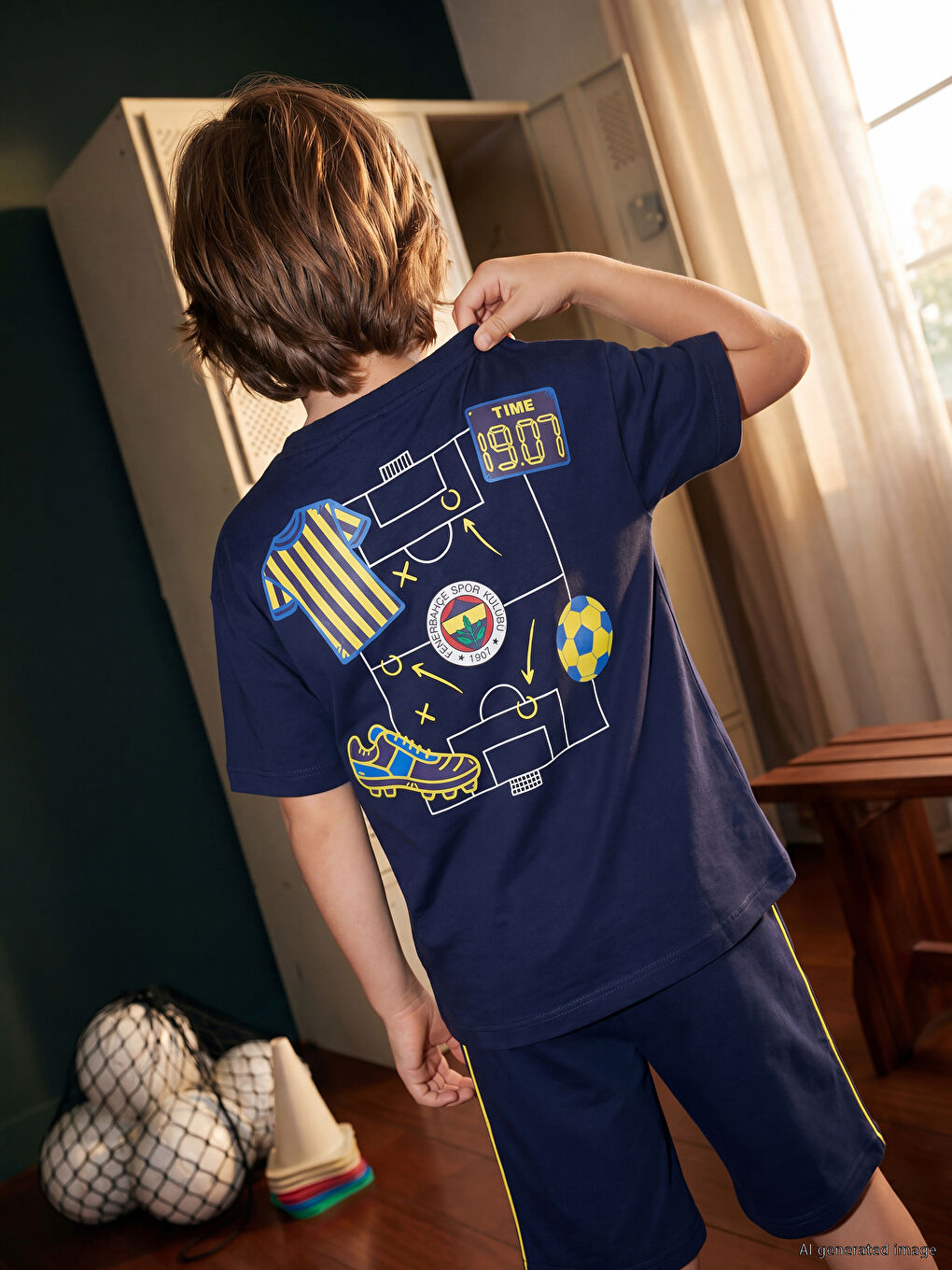 Fenerbahçe Printed Boys' T-Shirt