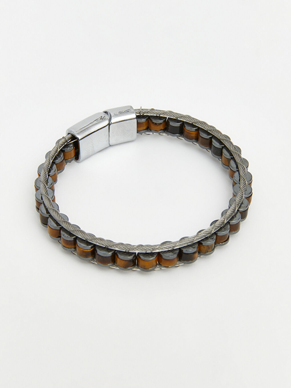 Kahverengi Erkek Bileklik Seti 2'li-3