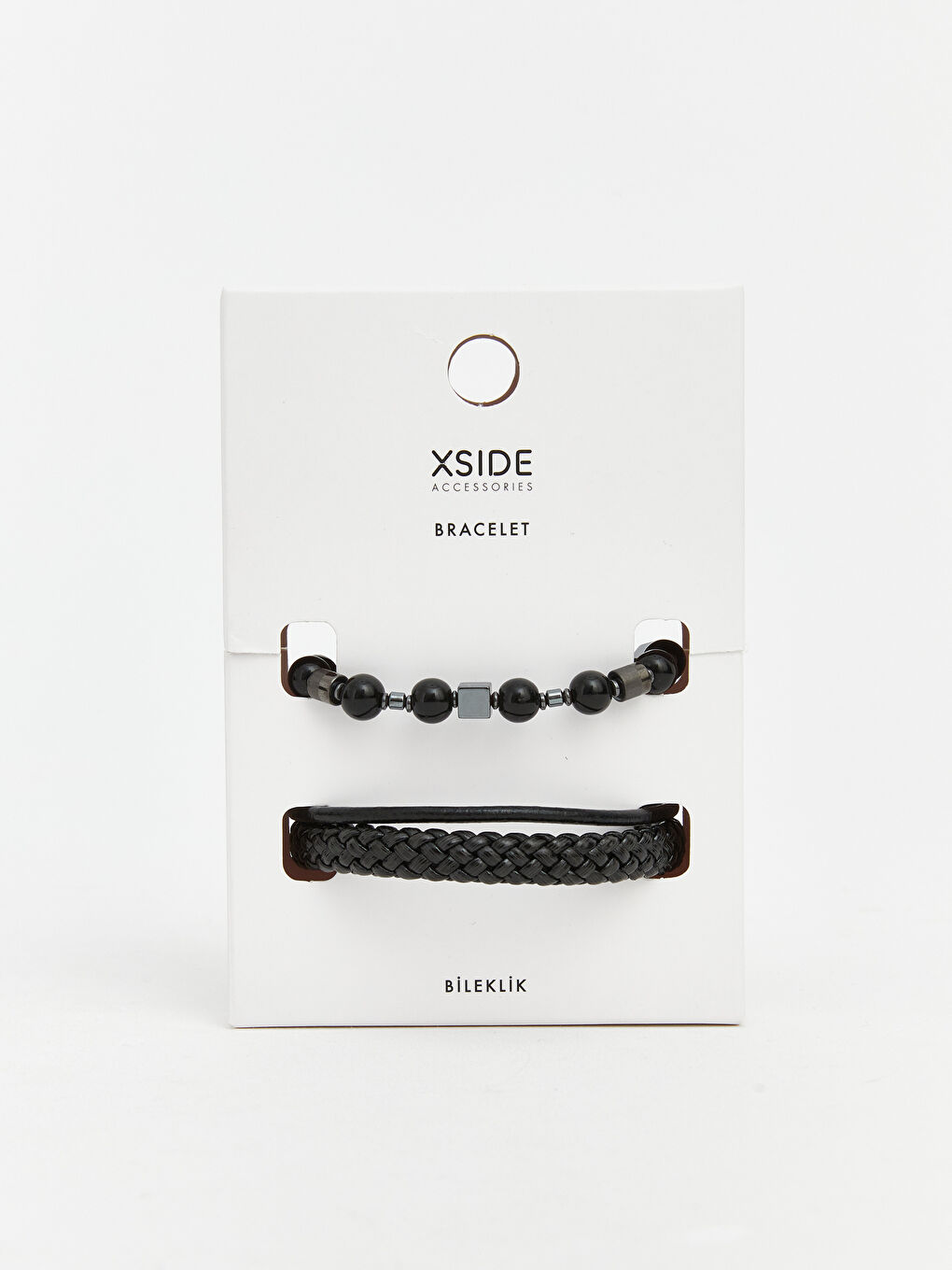 Siyah Erkek Kolye ve Bileklik Seti-1