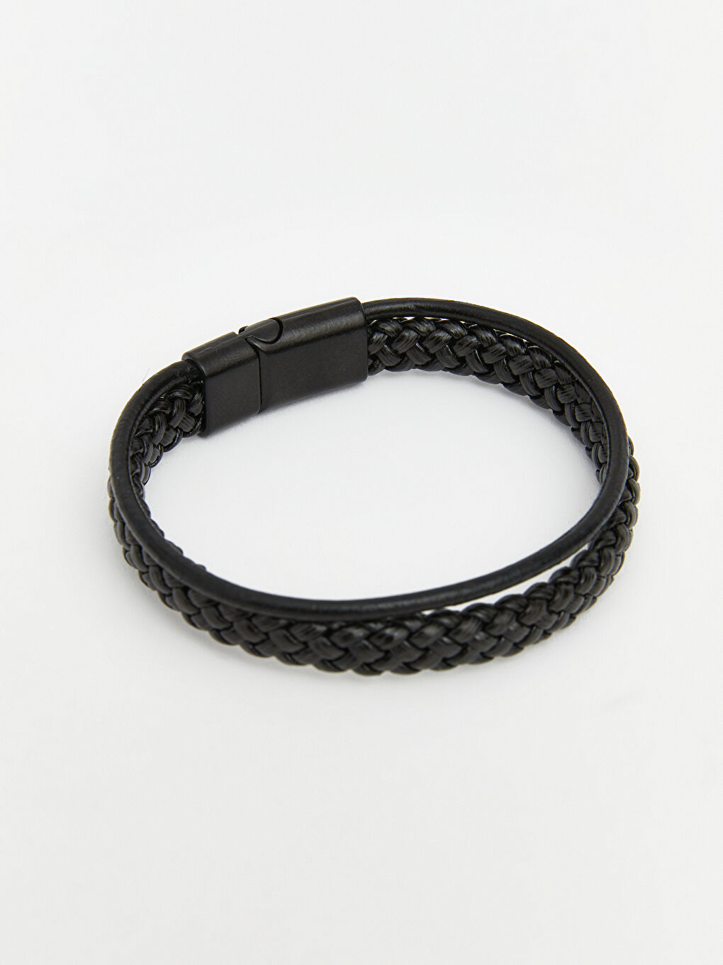 Siyah Erkek Kolye ve Bileklik Seti-6