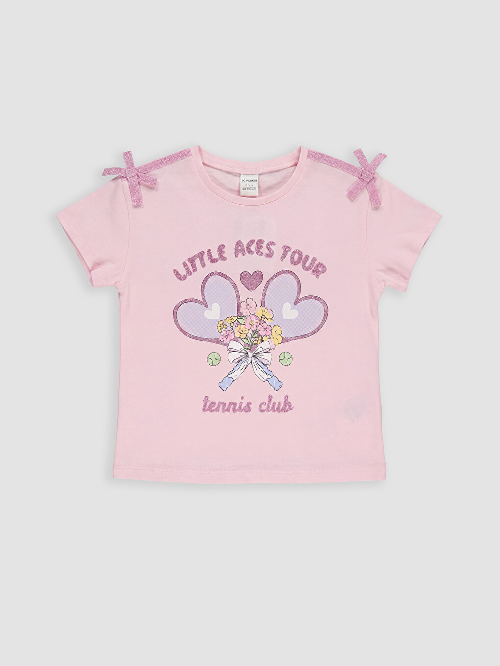 Printed Bow Girls' T-shirt