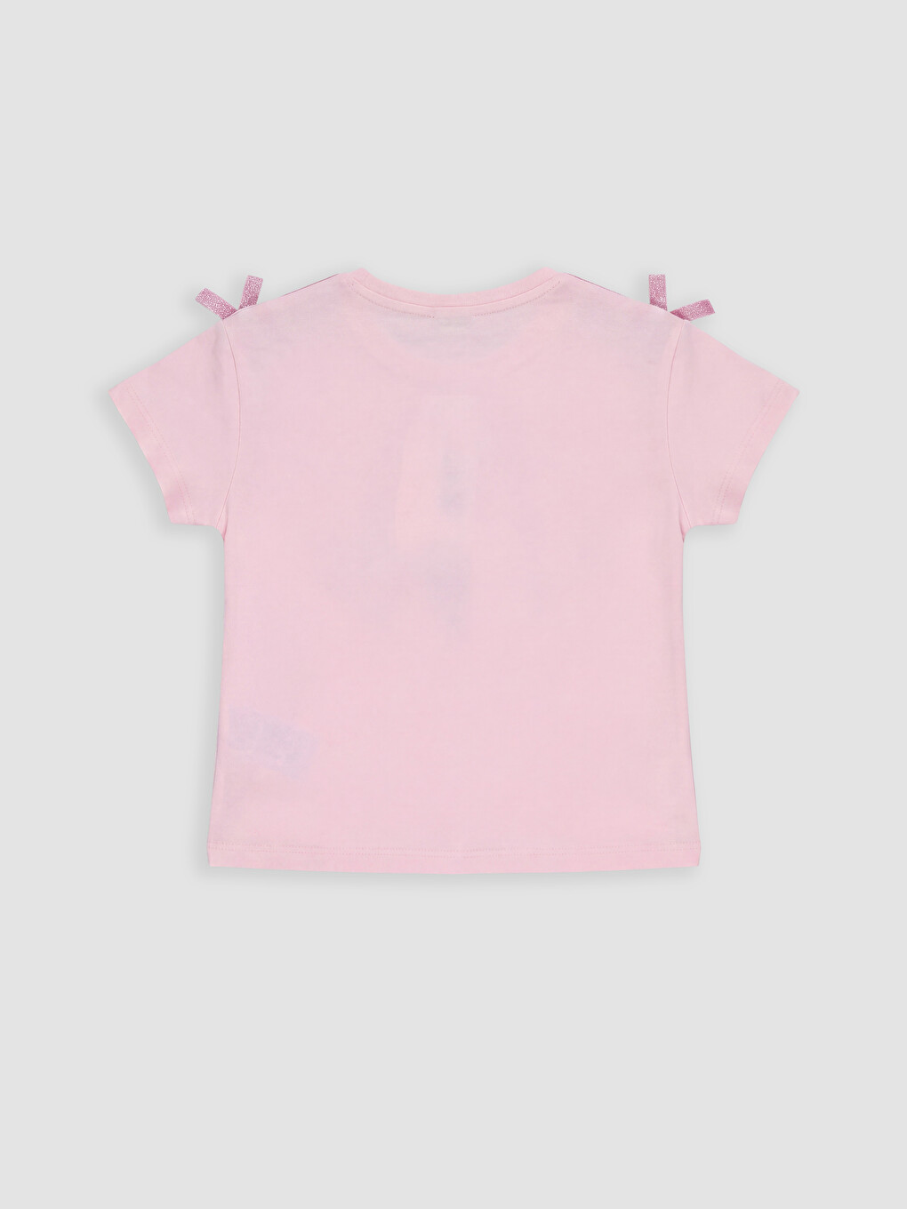 Printed Bow Girls' T-shirt-1