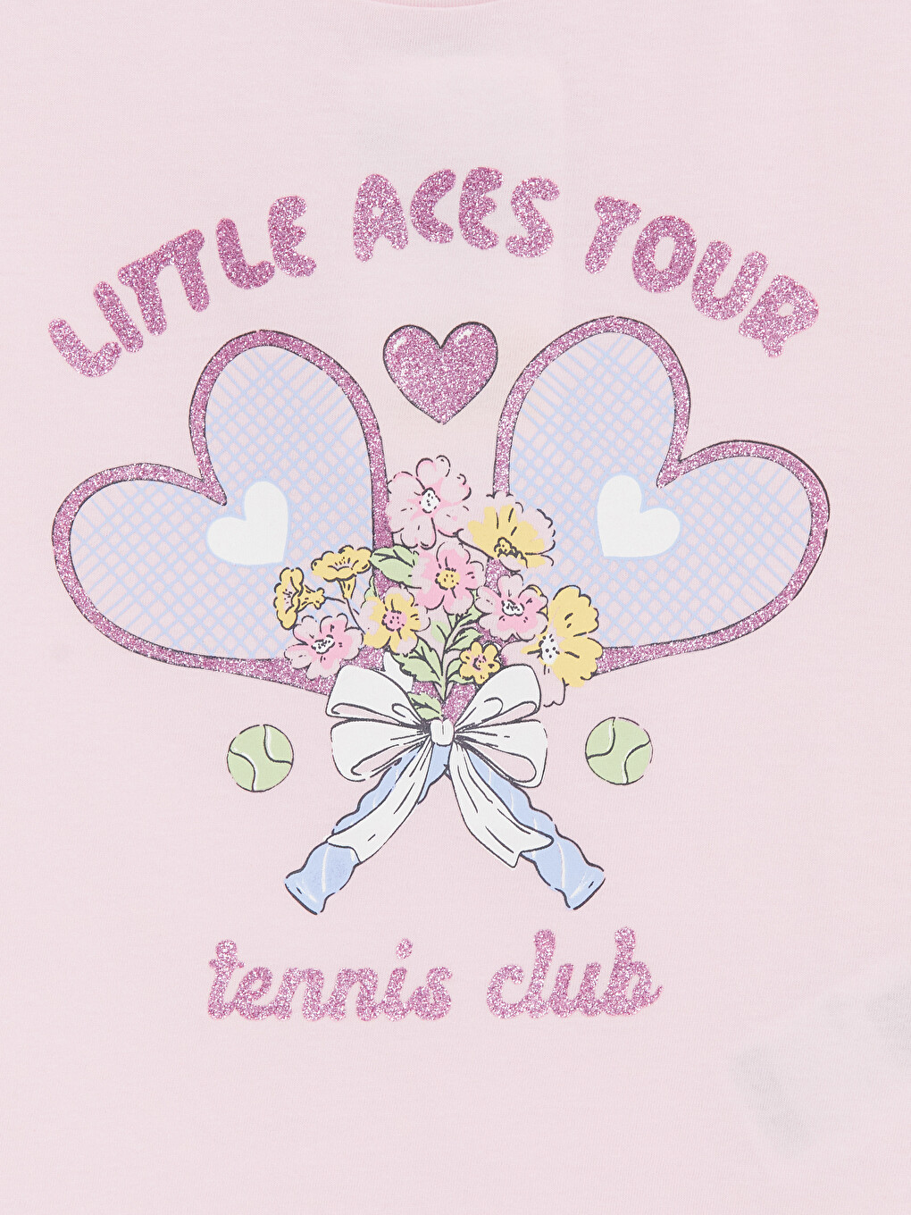 Printed Bow Girls' T-shirt-2