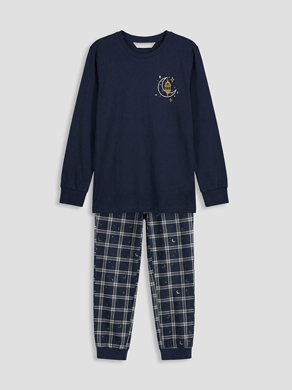 Lacivert Baskılı Erkek Çocuk Pijama Takımı