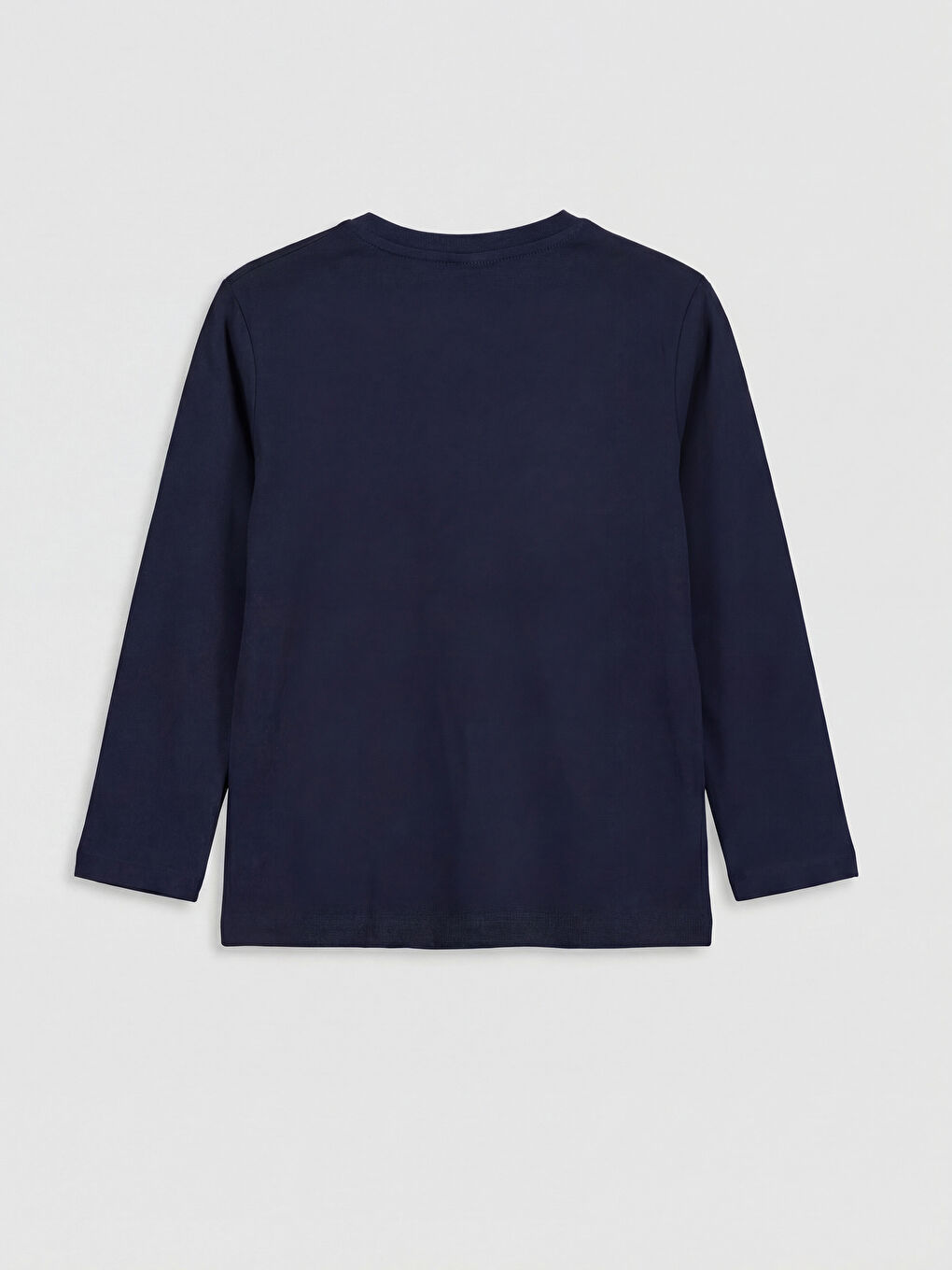 Lacivert Bisiklet Yaka Baskılı Erkek Çocuk Pijama Takım-2