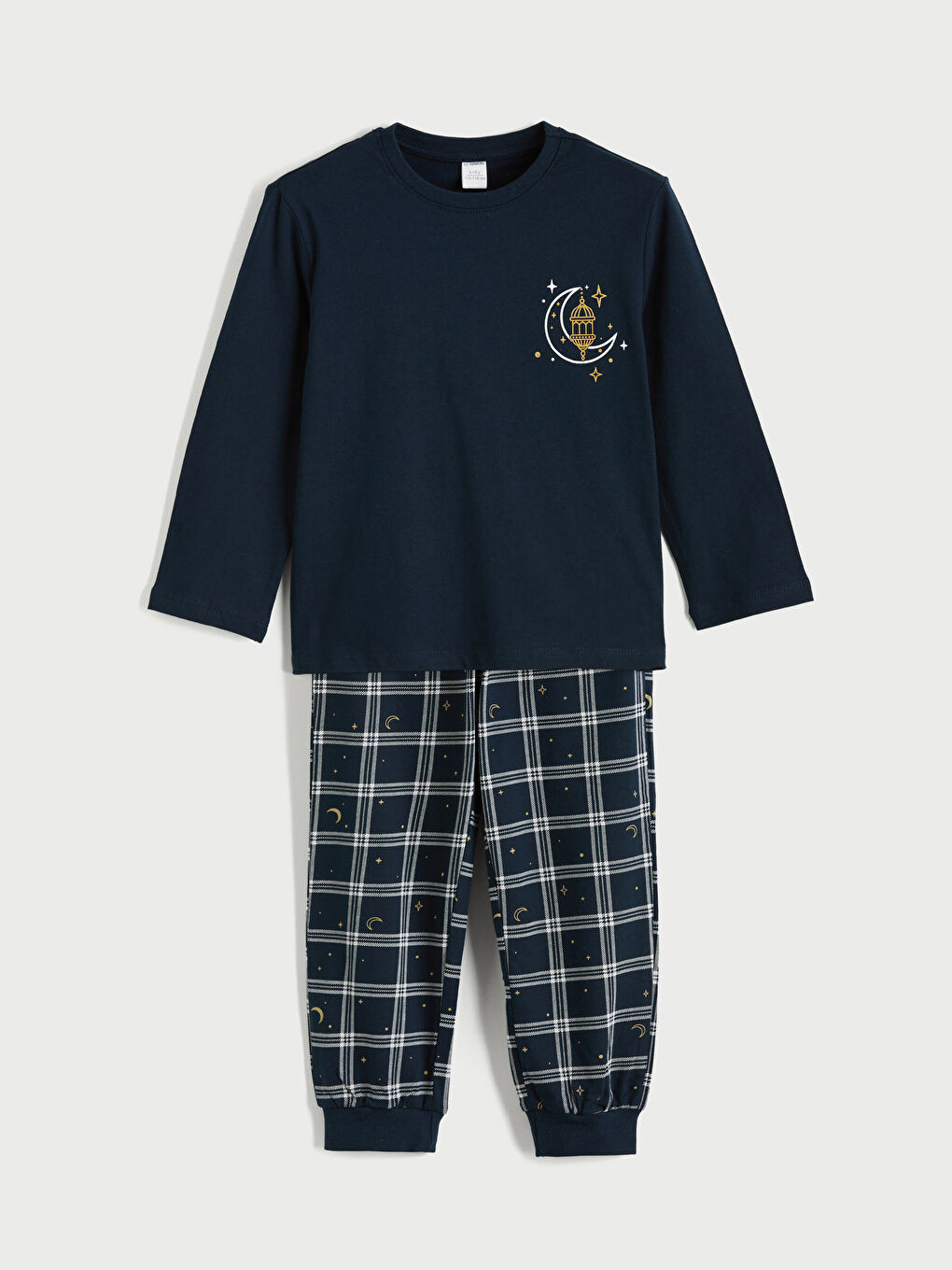 سێتی بیجامە شینی تۆخ کوڕ-4