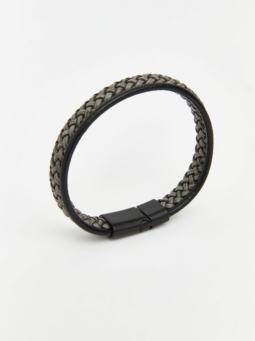 Siyah Erkek Kolye ve Bileklik Seti-3