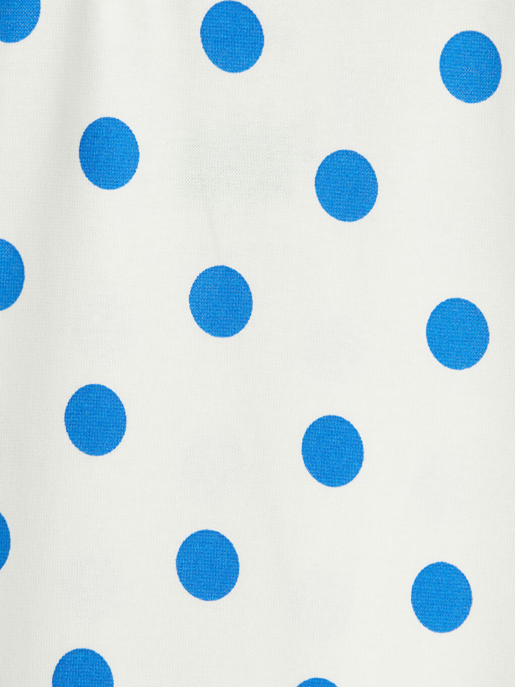 Ekru Bisiklet Yaka Puantiyeli Kız Çocuk Tişört-2