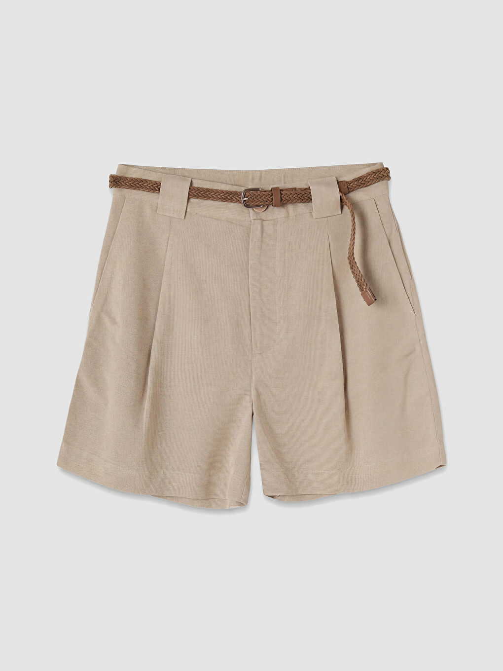 Shorts Brun Femme-4