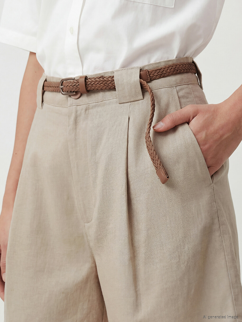 Shorts Brun Femme-2