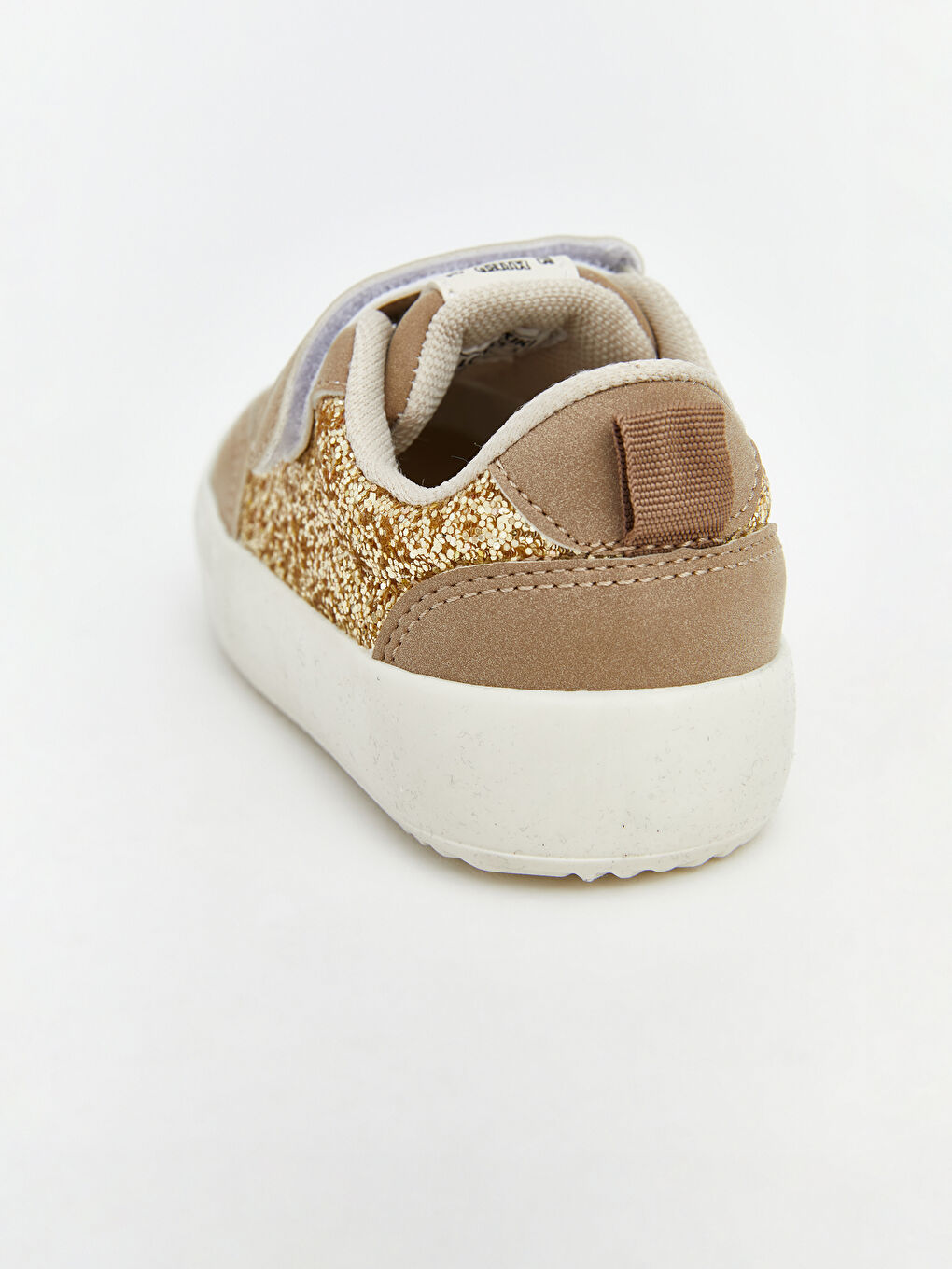 Ekru Desenli Kız Çocuk Spor Ayakkabı-4