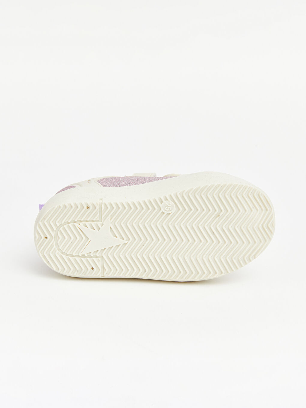 Ekru Deri Görünümlü Kız Bebek Spor Ayakkabı-3