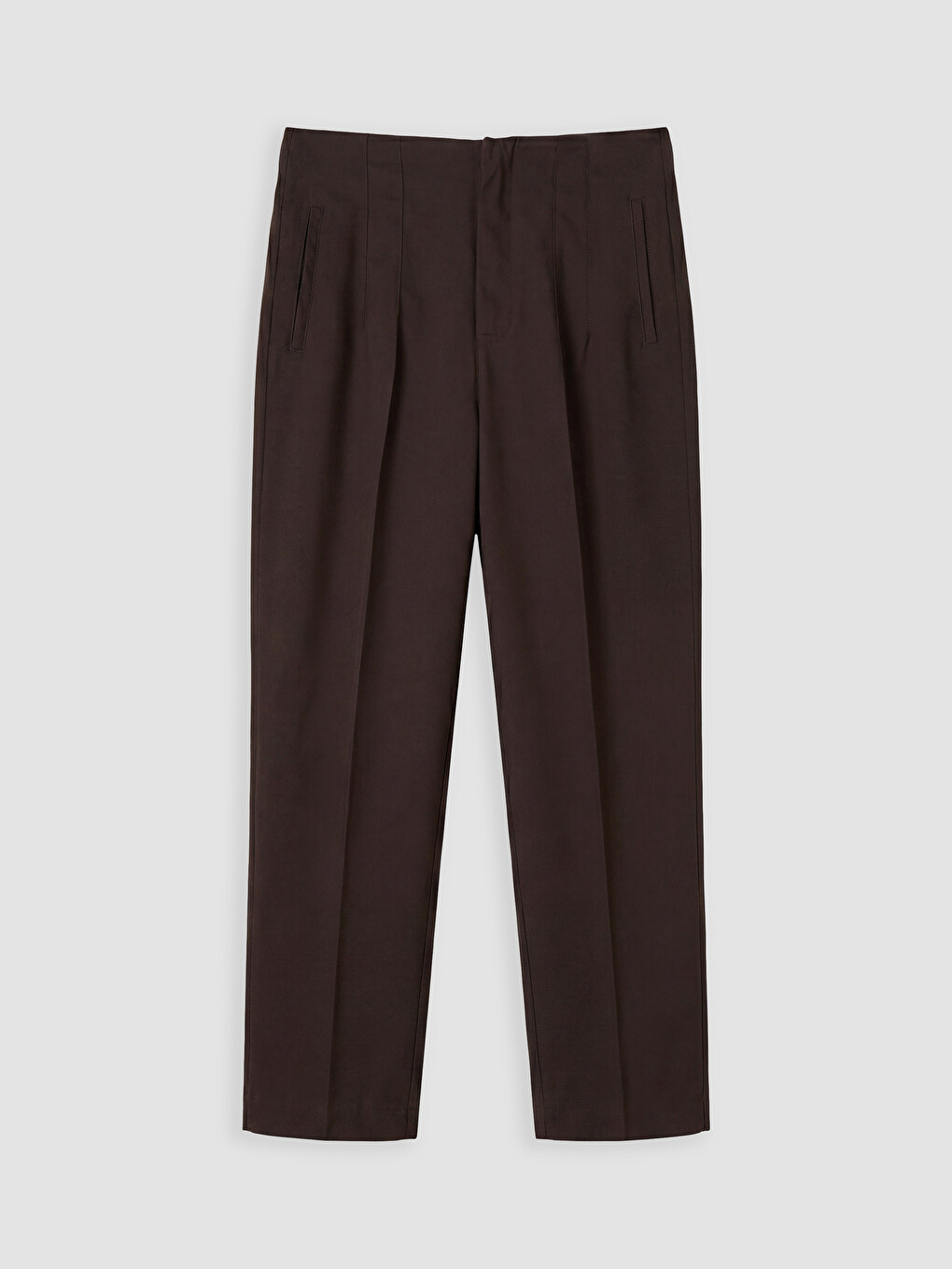 High Waist Slim Fit Women's Trousers-4