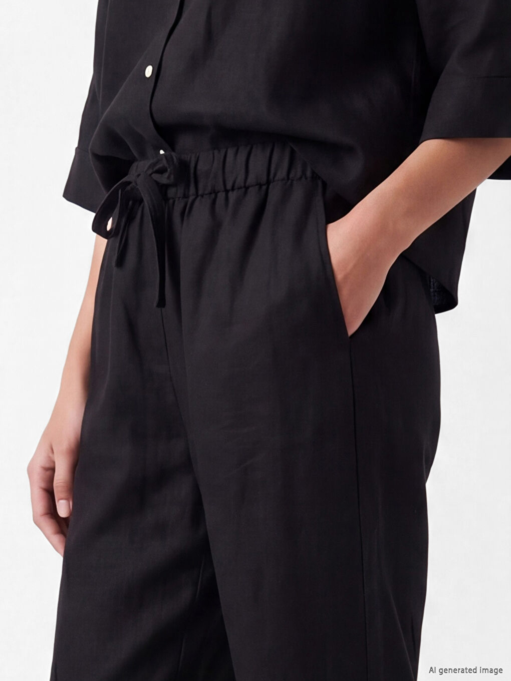 Woman Black Trousers-2