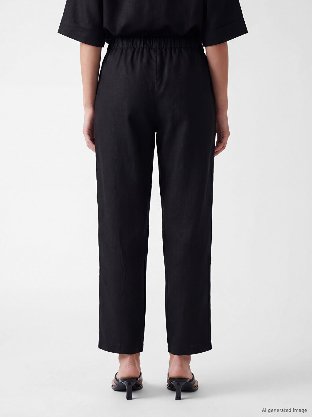 Woman Black Trousers-3