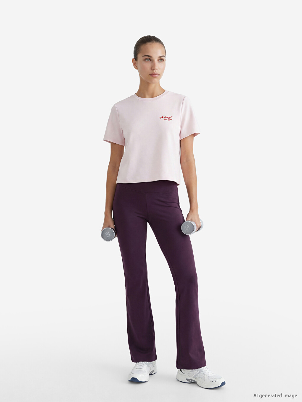Soft Touch Embroidered Women's Sports T-Shirt-1