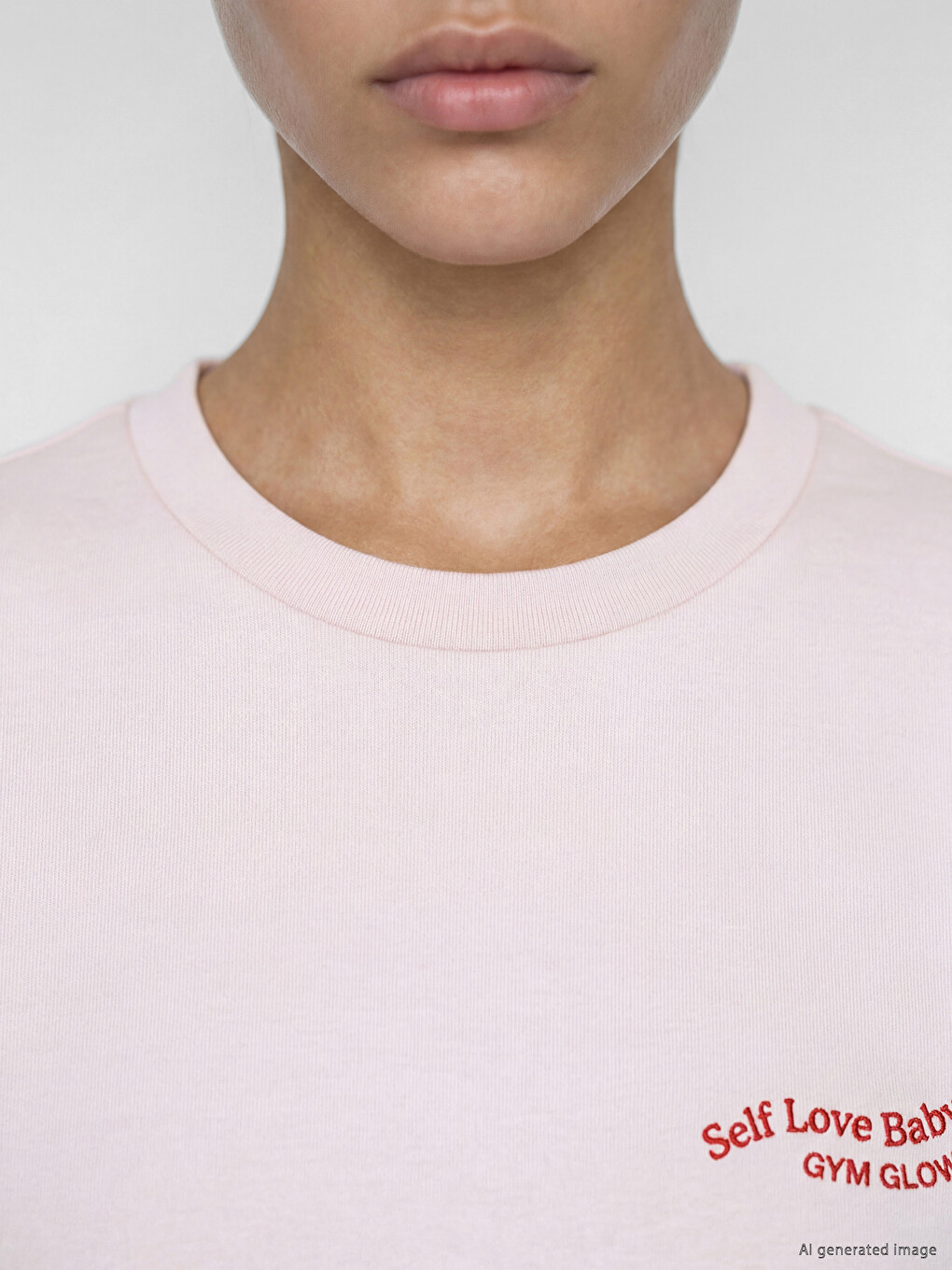 Soft Touch Embroidered Women's Sports T-Shirt-2