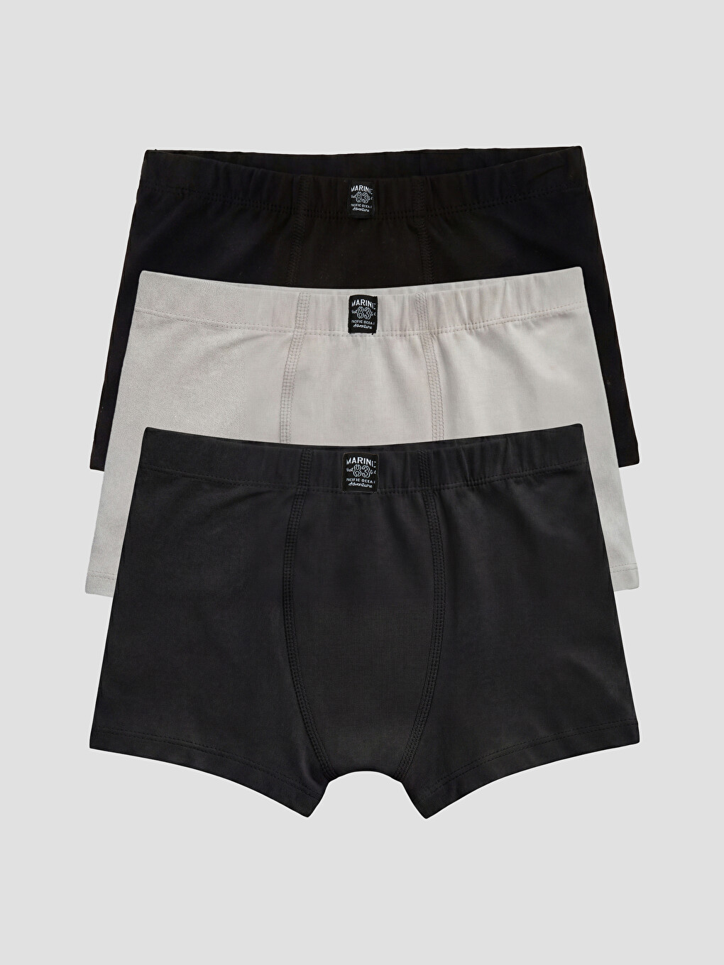 Siyah Erkek Çocuk 3'lü Boxer-4
