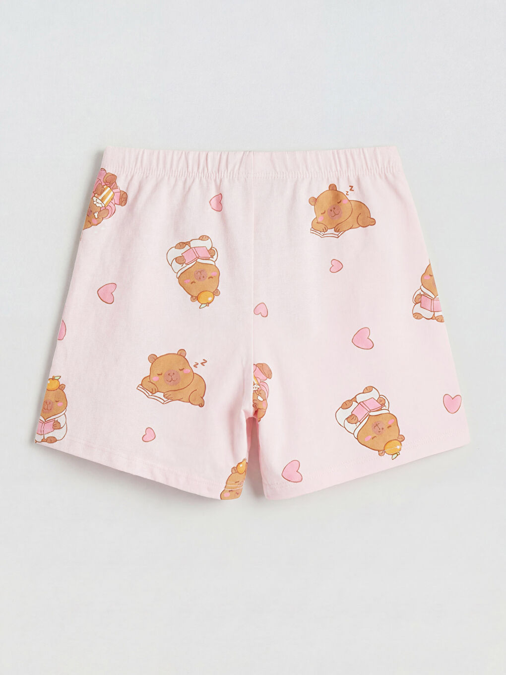 Kratka pidžama komplet sa okruglim izrezom za devojčice-5