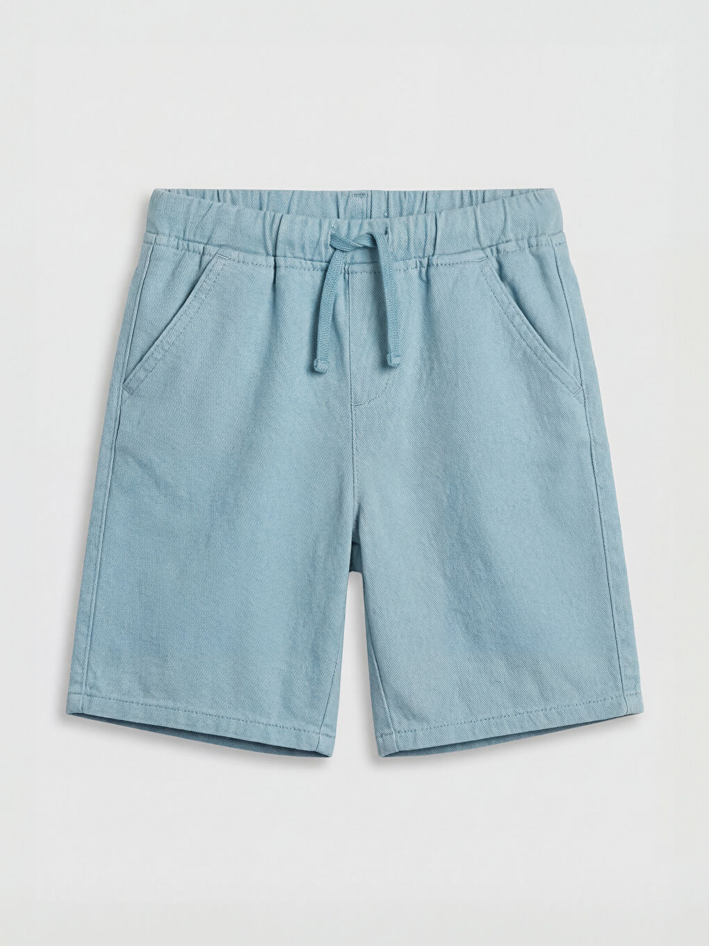 Mavi Beli Lastikli Erkek Çocuk Şort