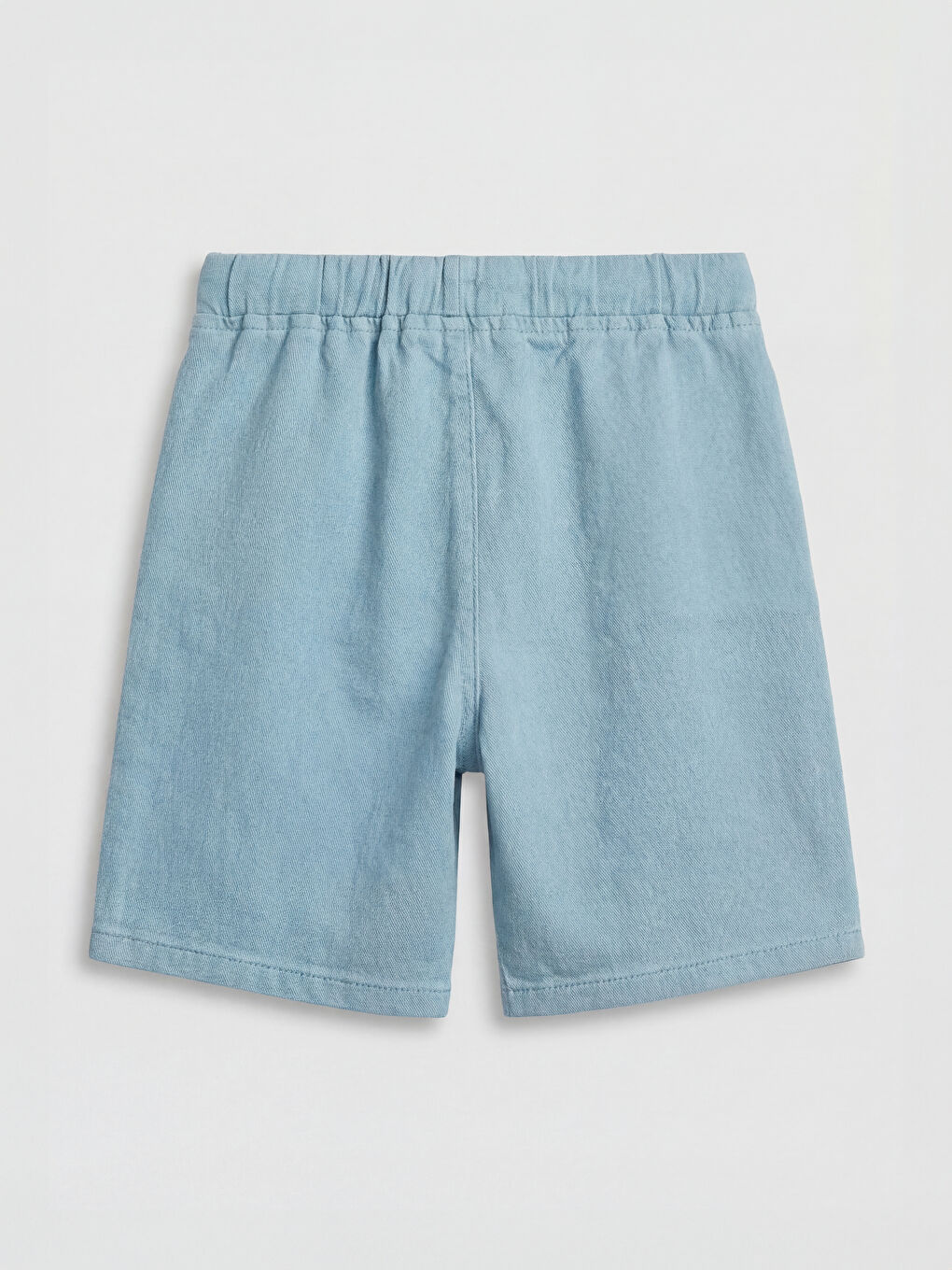 Mavi Beli Lastikli Erkek Çocuk Şort-1