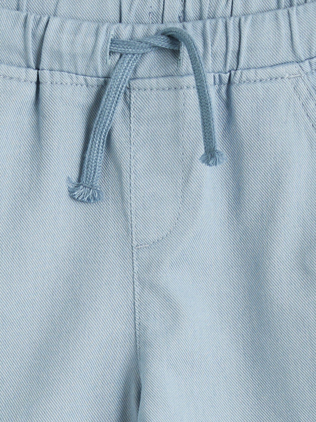 Mavi Beli Lastikli Erkek Çocuk Şort-2