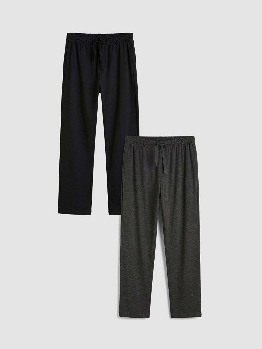 Siyah Beli Lastikli Erkek Pijama Altı 2'li