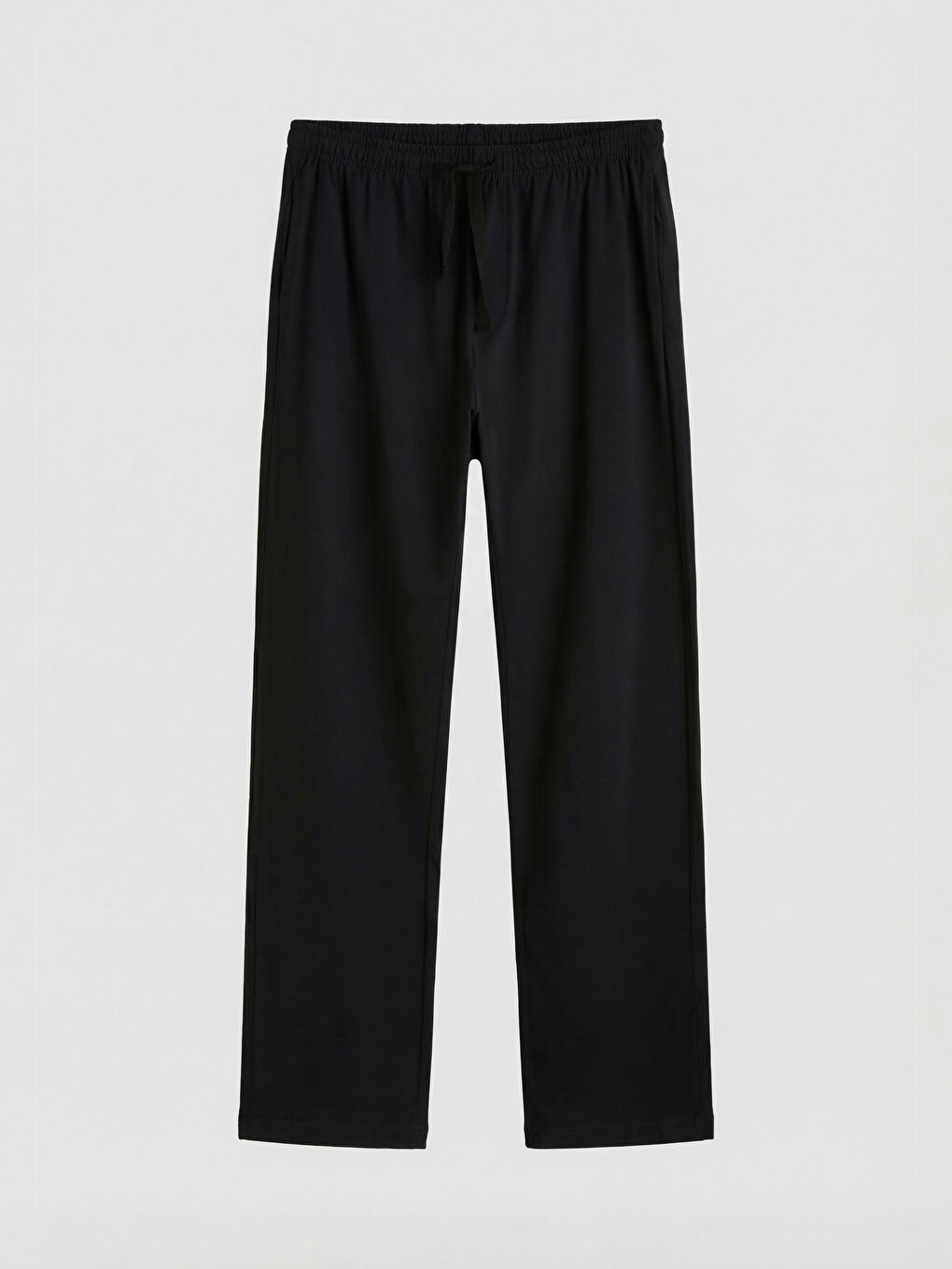 Siyah Beli Lastikli Erkek Pijama Altı 2'li-1