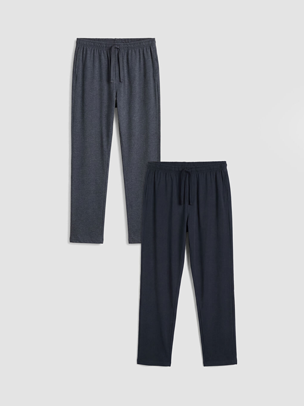 Lacivert Beli Lastikli Erkek Pijama Altı 2'li