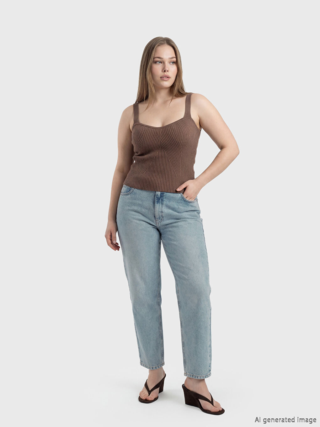 Mavi Slim Mom Kadın Jean Pantolon