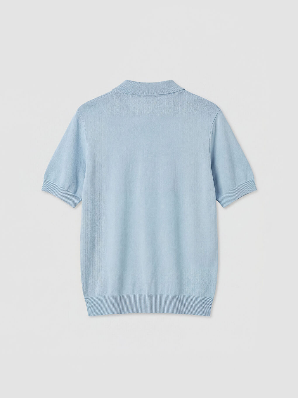 Mavi Polo Yaka Kadın Triko Kazak-1