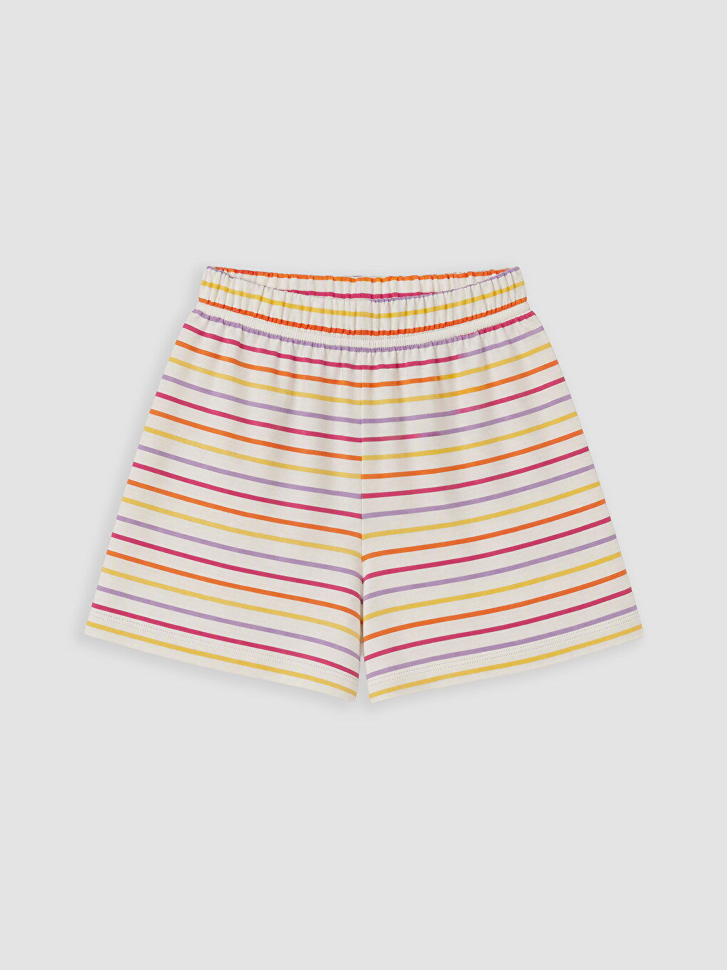 Girl Orange Shorts-1