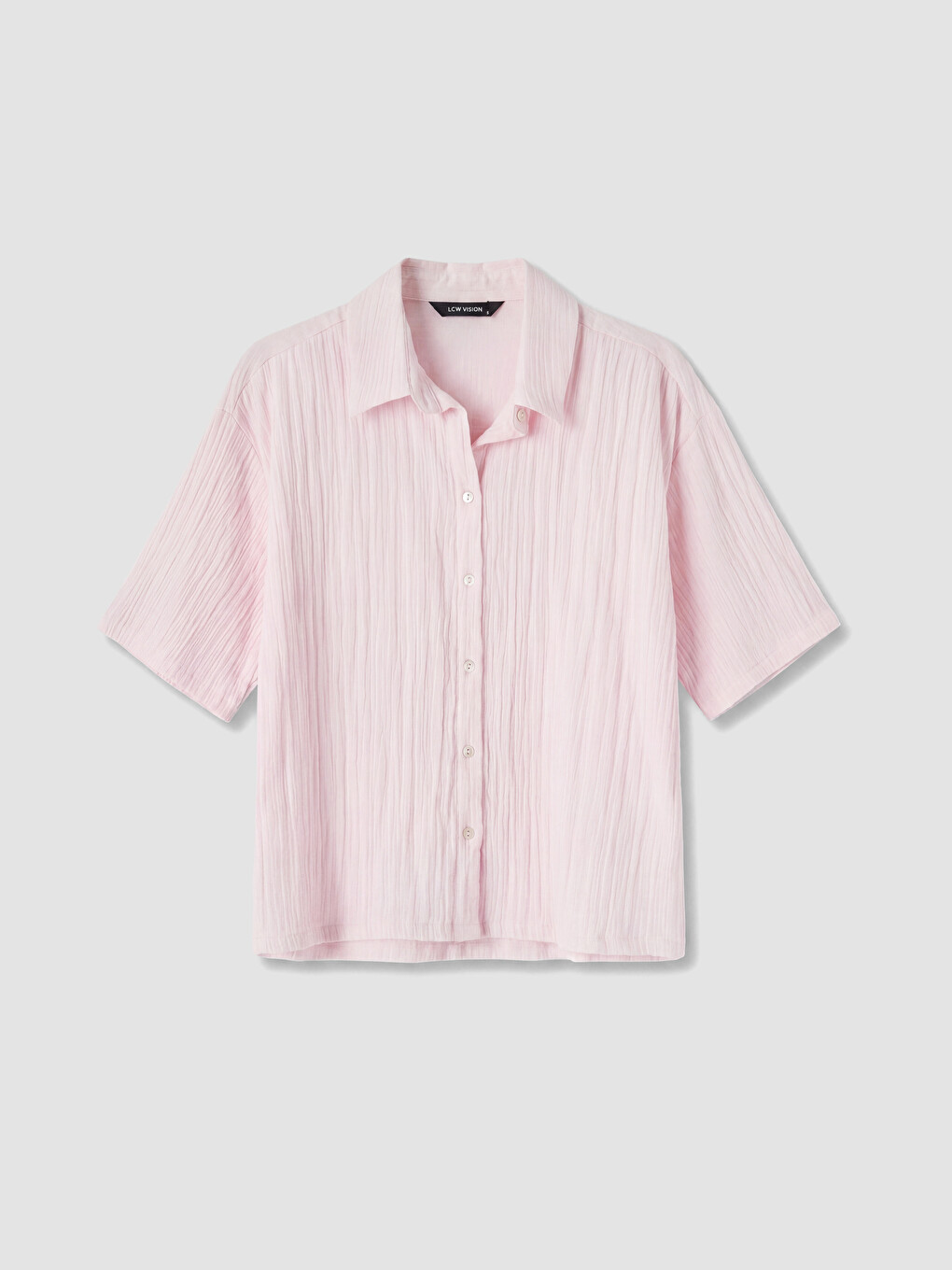 Pembe Müslin Kadın Gömlek