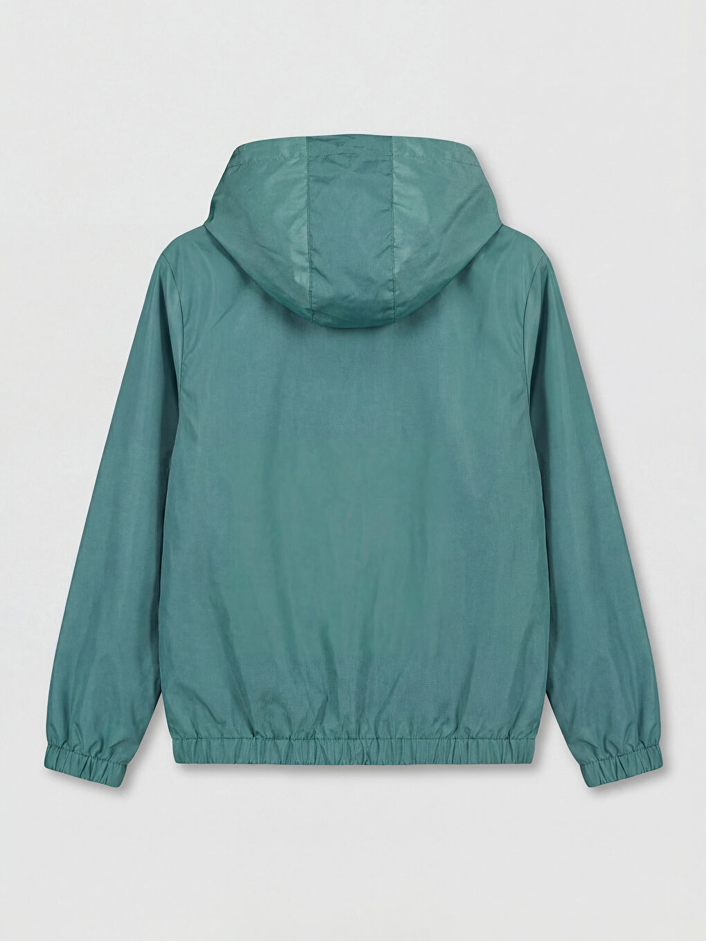 Yeşil Su İtici Kapüşonlu Erkek Çocuk Yağmurluk-1