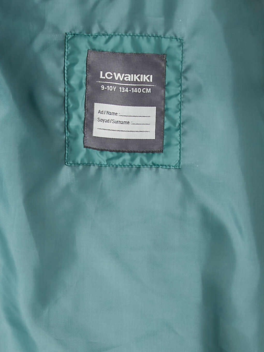 Yeşil Su İtici Kapüşonlu Erkek Çocuk Yağmurluk-2