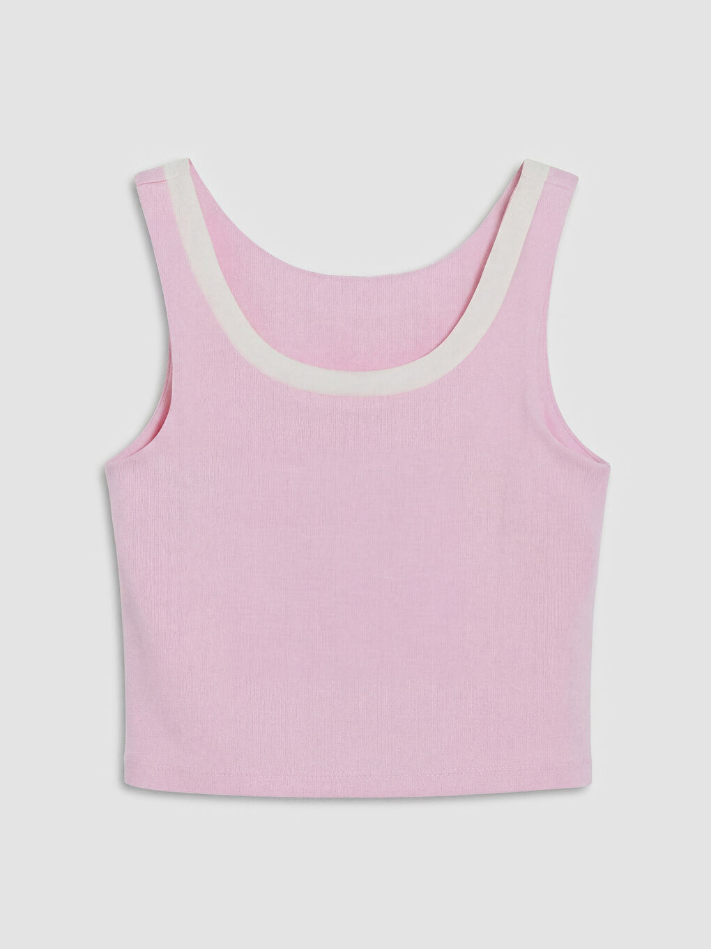 Pembe U Yaka Kız Çocuk Soft Touch Atlet-1