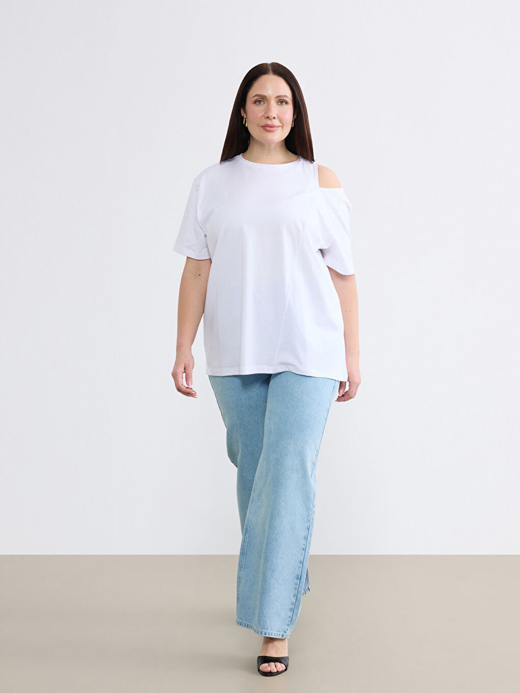 Mavi Wideleg Kadın Jean Pantolon