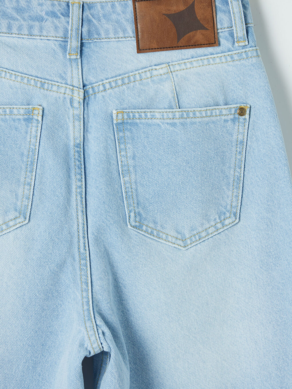 Mavi Wideleg Kadın Jean Pantolon-8