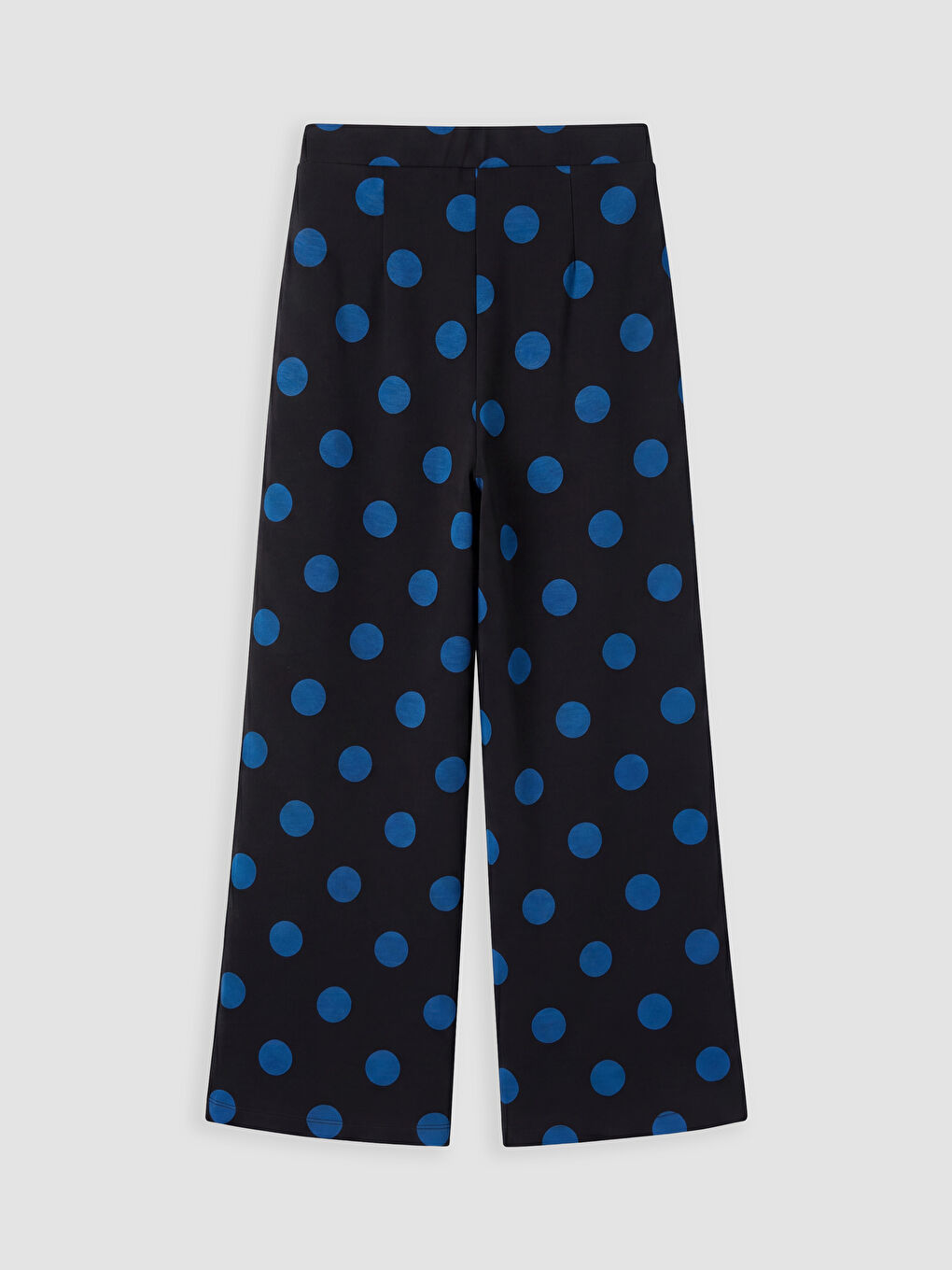 Kahverengi Puantiyeli Kız Çocuk Soft Touch Pantolon-1