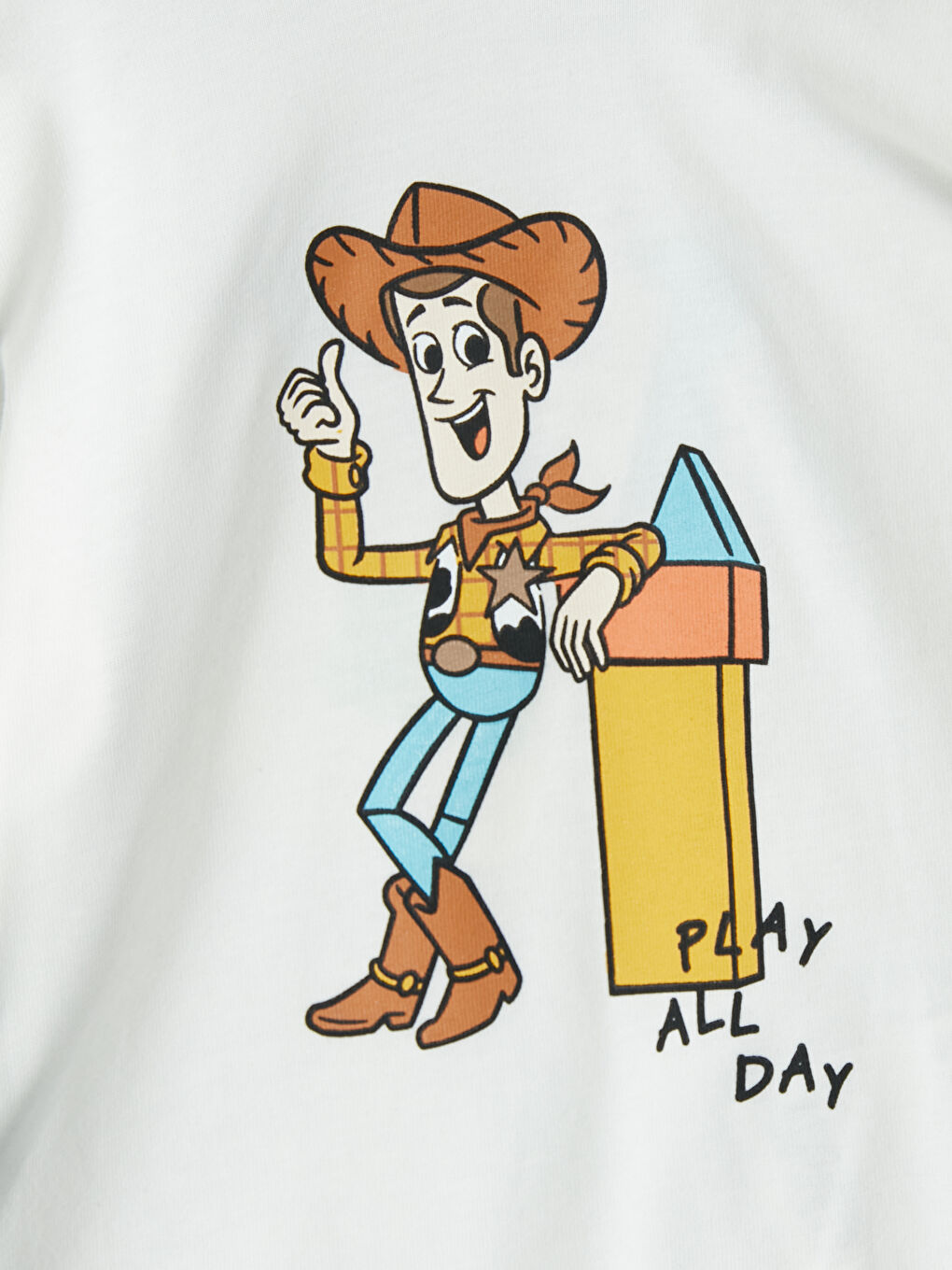 Ekru Toy Story Baskılı Erkek Bebek Takım-3