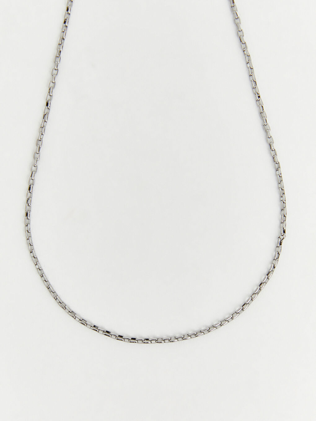 Gri Erkek Zincir Kolye Seti-1