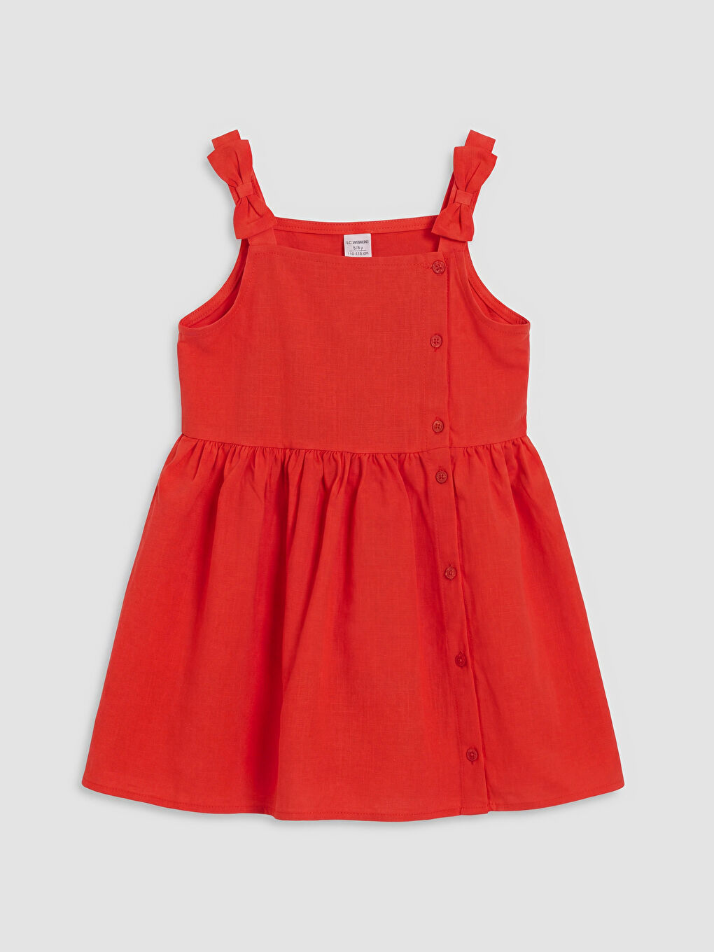 Girls' Bow Detail Dress