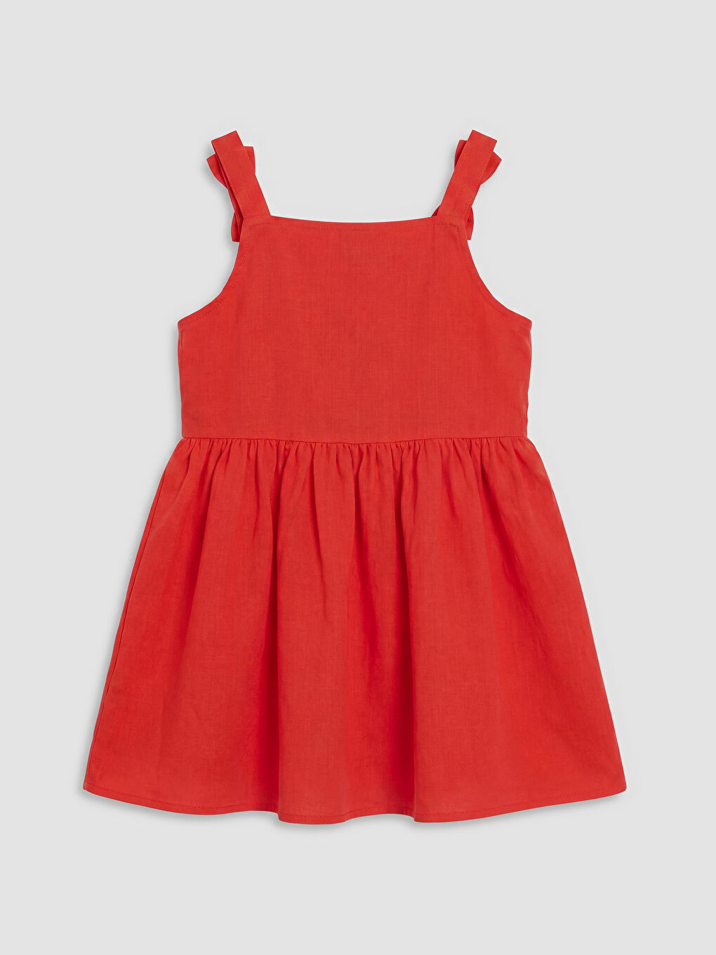 Girls' Bow Detail Dress-1