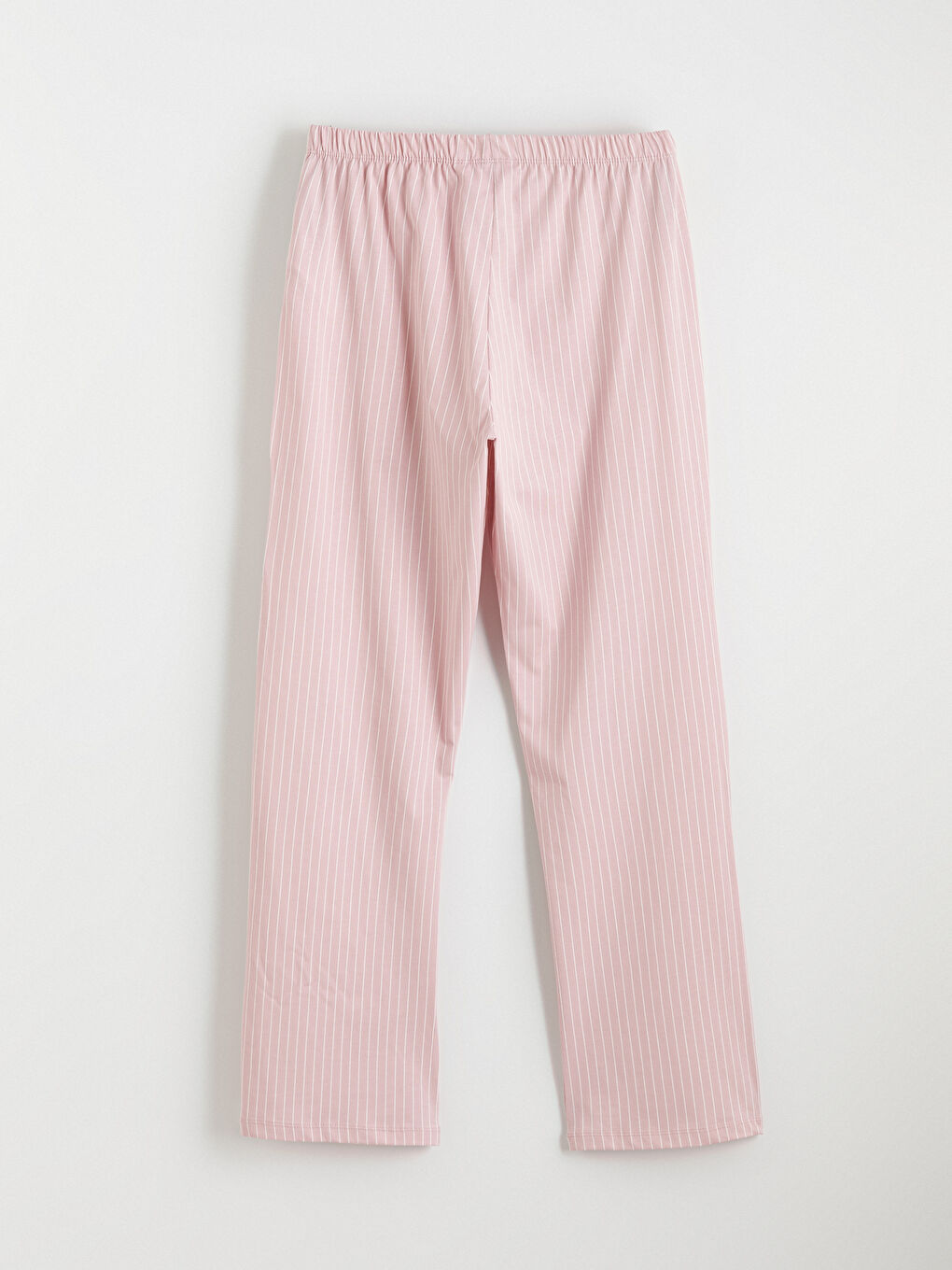 Pembe Bisiklet Yaka Baskılı Kadın Pijama Takımı-10