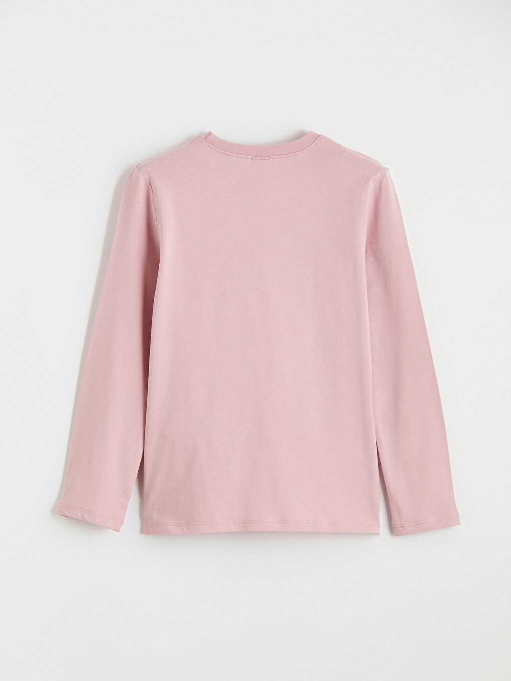 Pembe Baskılı Kız Çocuk Pijama Üst-1