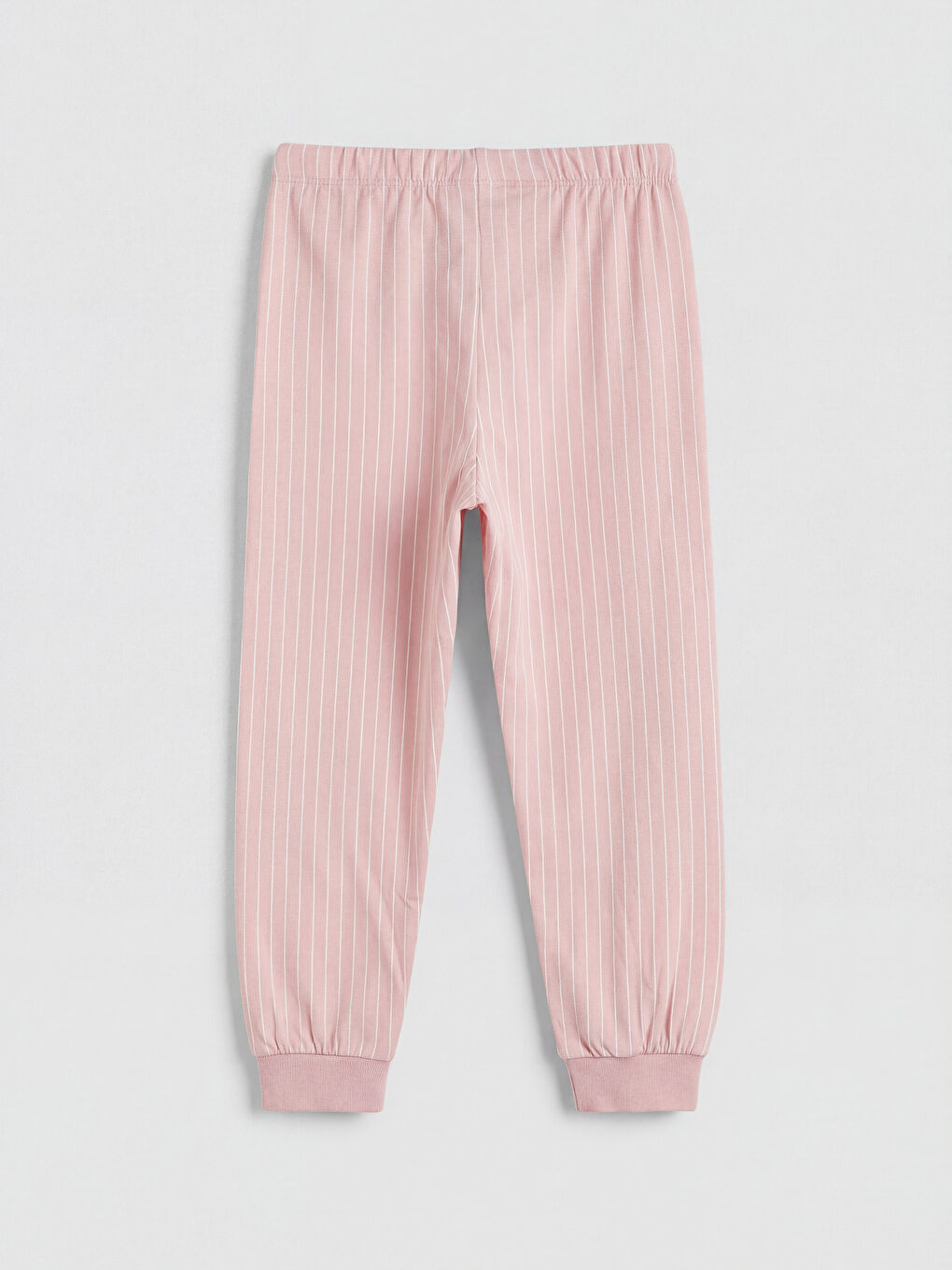 Pembe Çizgili Kız Çocuk Jogger Pijama Altı-1