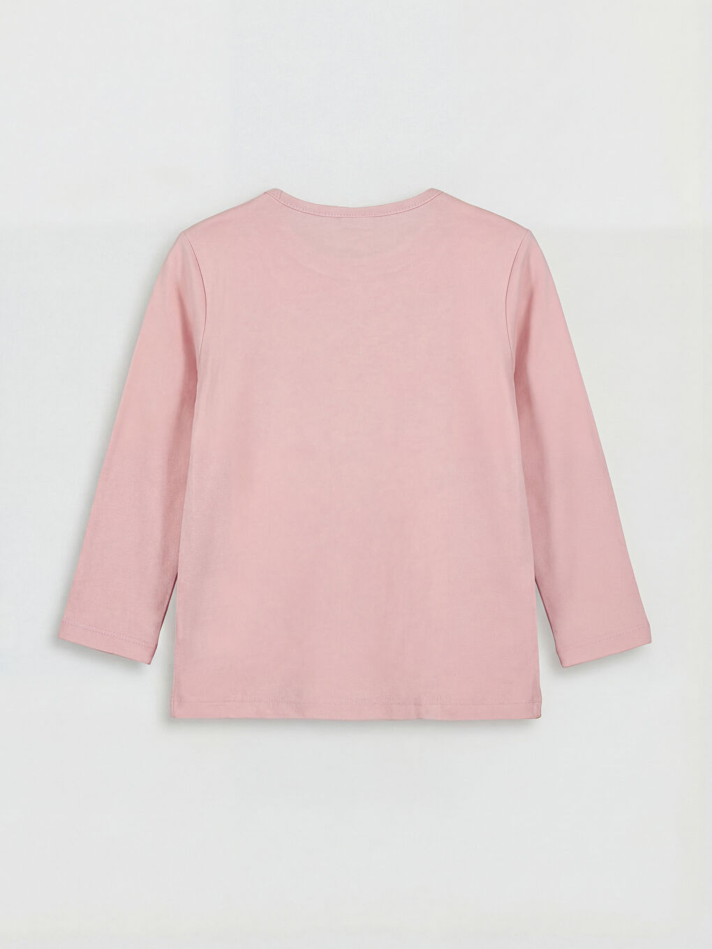 Pembe Bisiklet Yaka Kız Çocuk Baskılı Pijama Takım-2