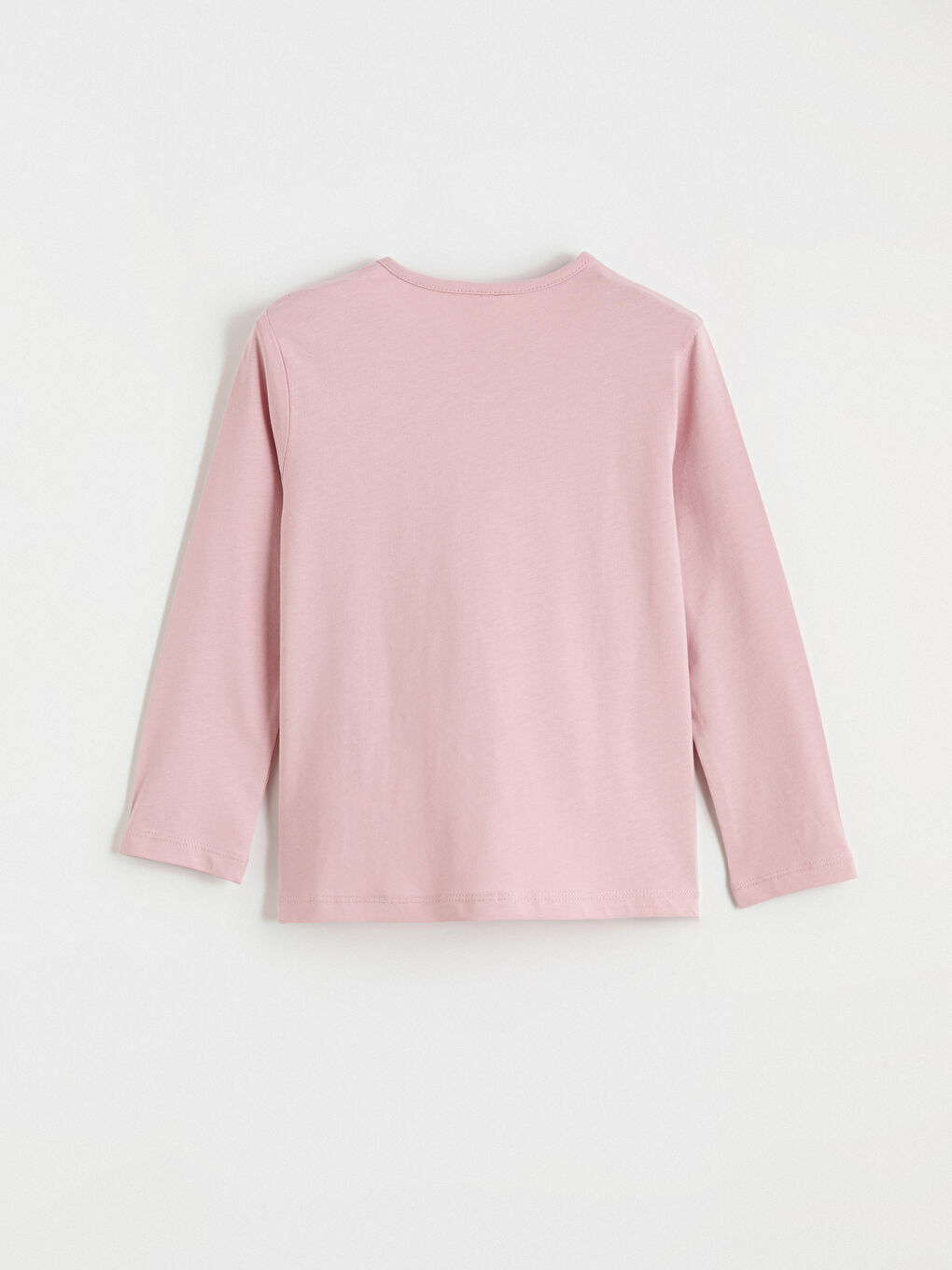 Pembe Bisiklet Yaka Kız Çocuk Baskılı Pijama Takım-7